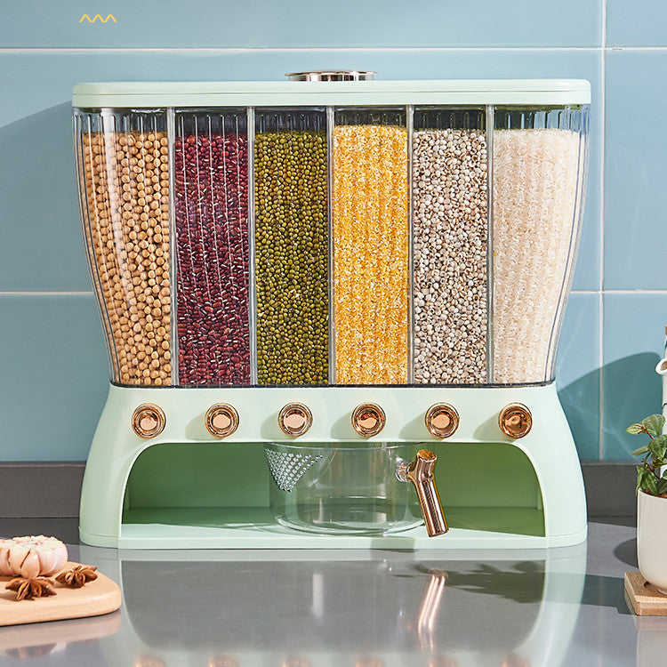 The Ultimate Kitchen Grains Separate Storage Box Compartment